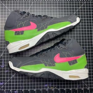 Nike Air Trainer SC Hi Bo Jackson Men’s size 11 302346-061 Grey Green Pink Neon